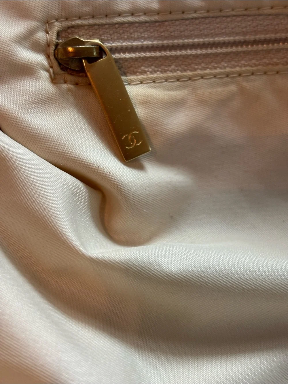 Authentic Chanel New Travel Line Tote MM Soft Pink- Gold Hardware